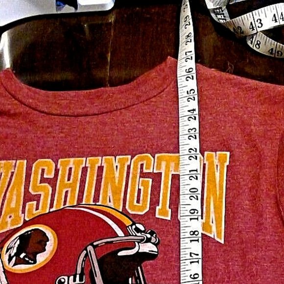 Majestic Washington Redskins Men's Tee Sm Red Washington Football Commanders NFL - Picture 7 of 9